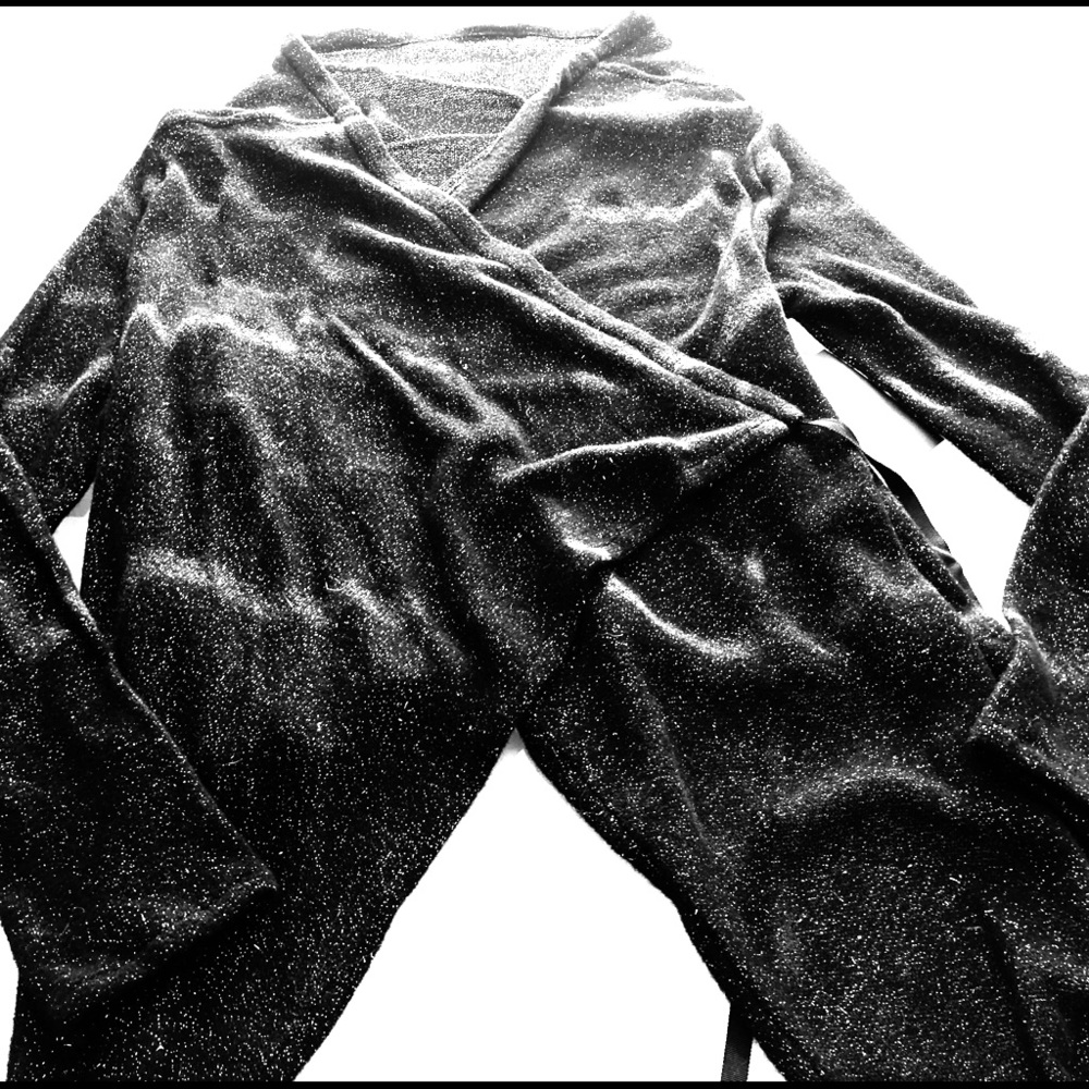 Bryn Walker open front sweater with grosgrain ties